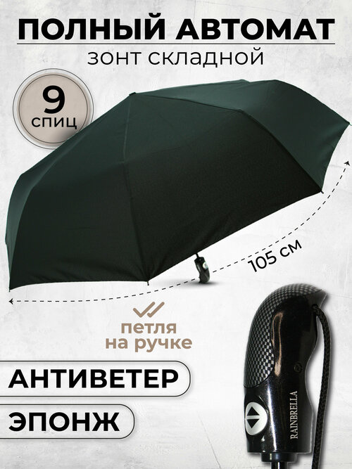 Мини-зонт Rainbrella, черный