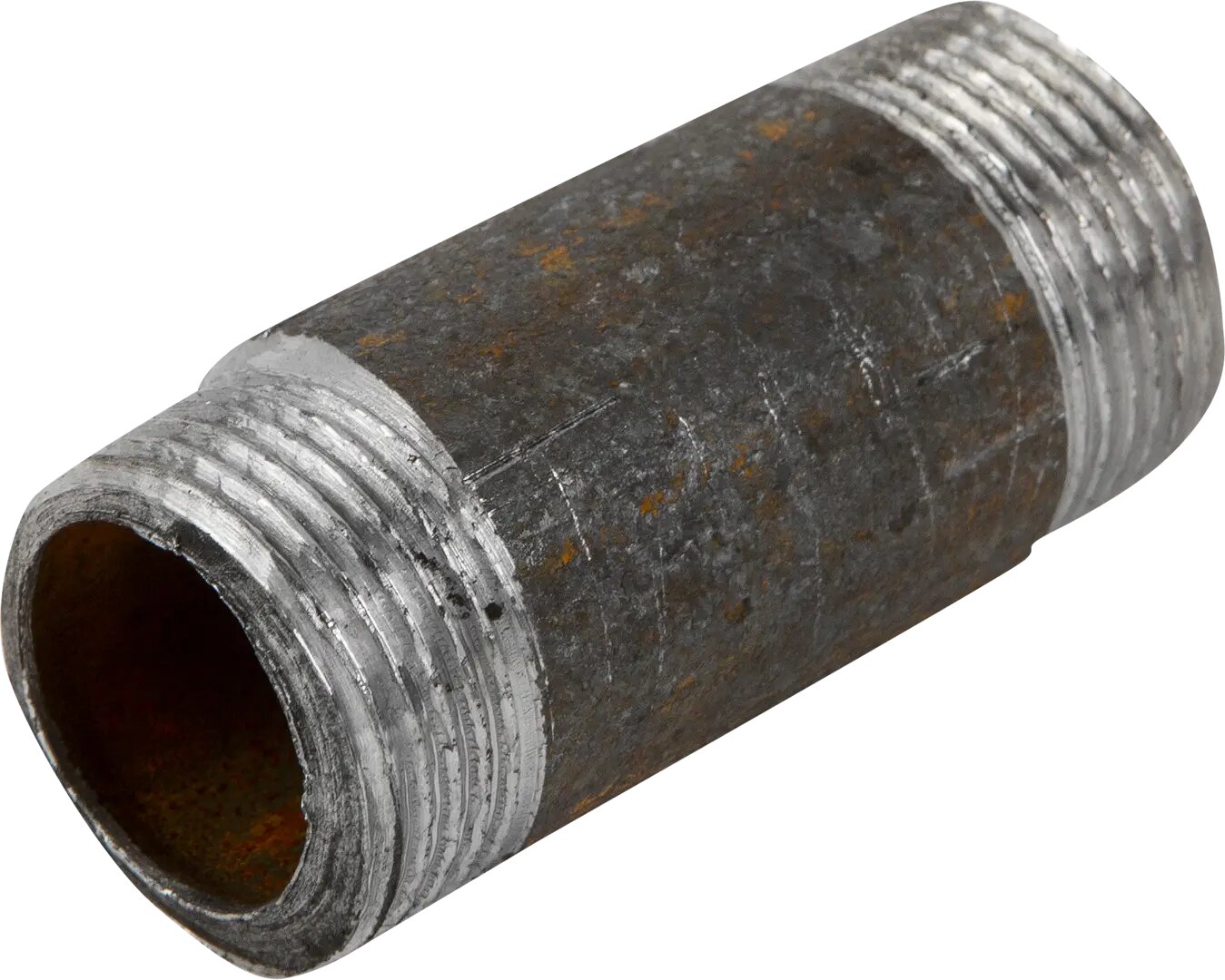 фото Бочонок стальной черный 1/2" НР L45 мм
