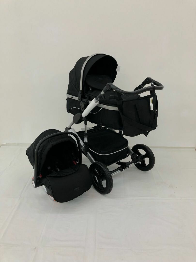 Детская коляска для новорожденных с автолюлькой Luxmom 558 3в1