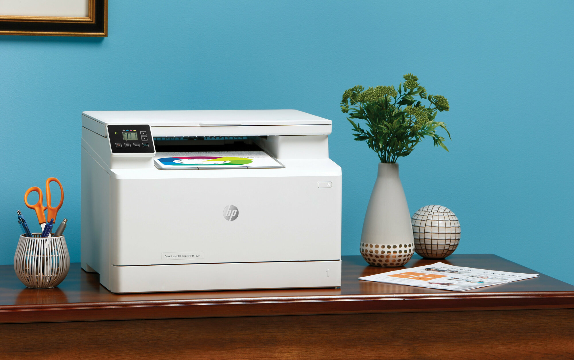 МФУ лазерный HP Color LaserJet Pro MFP M182n, A4, цветной, лазерный, белый [7kw54a] - фото №19