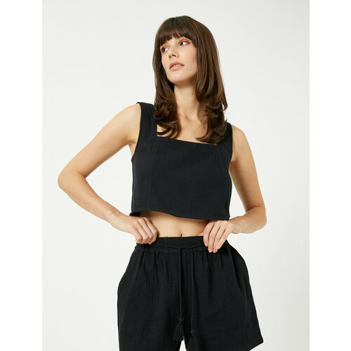 фото Топ koton, размер 48, черный