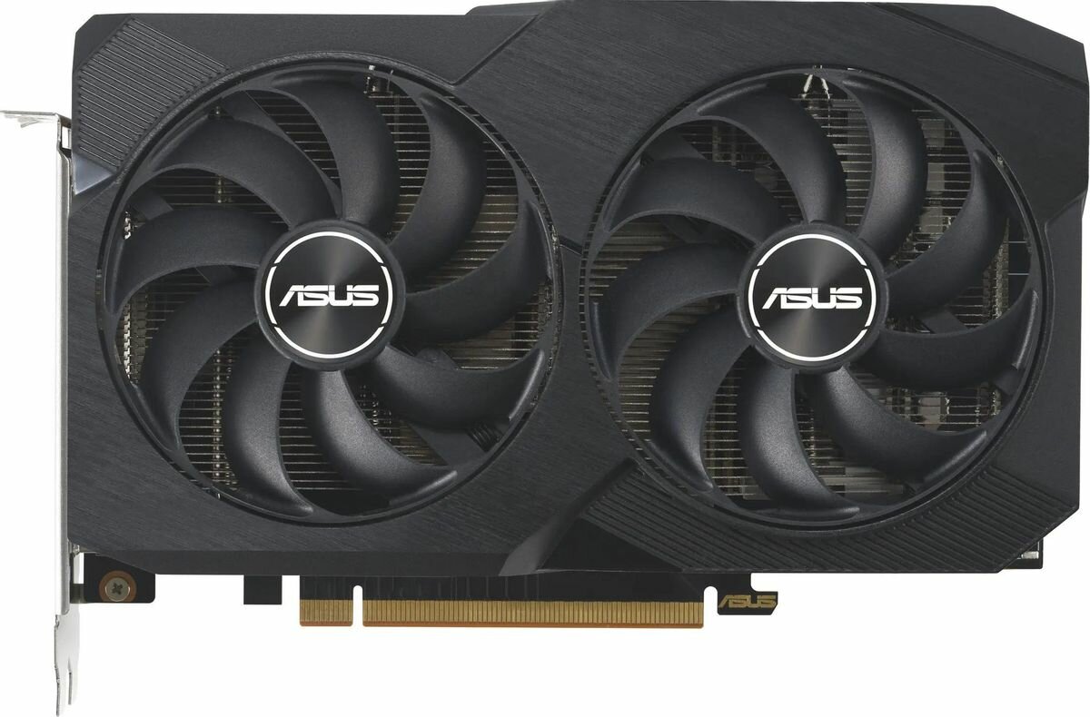 Видеокарта ASUS Dual Radeon RX 7600 V2 OC Edition, 8 ГБ GDDR6(DUAL-RX7600-O8G-V2, 90YV0IH2-M0NA00)