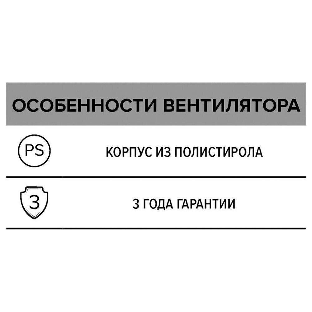 Вытяжной вентилятор осевой AURAMAX D4, D100 мм - фотография № 5