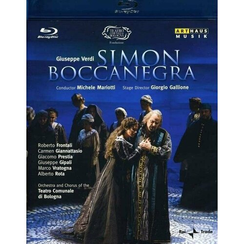 VERDI, G: Simon Boccanegra (Teatro Comunale di Bologna, 2007). Roberto Frontali. Blu-Ray. 1 Blu-Ray verdi la traviata anna netrebko rolando villazon blu ray 1 blu ray