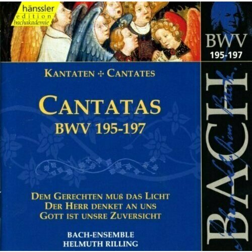 AUDIO CD BACH, J.S: Cantatas, BWV 195-197