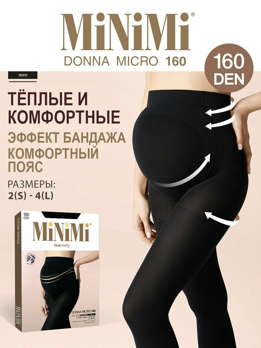  Minimi (2, Nero) Donna Micro 160