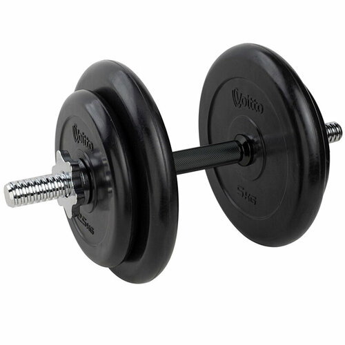 Гантель разборная обрезиненная 17,5 кг Voitto - d31, Комплектация №1 с обрезиненной ручкой