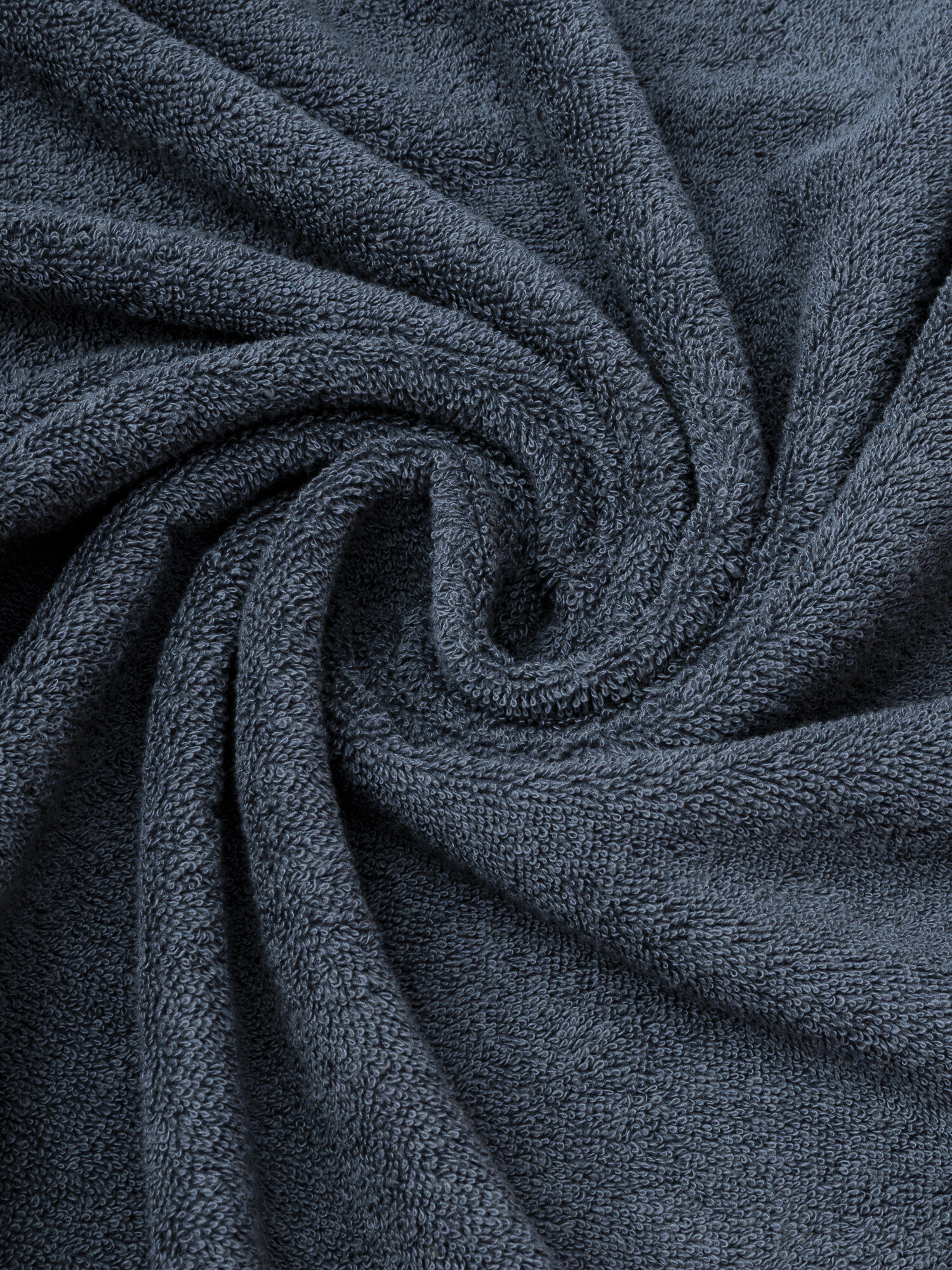 Махровое полотенце 50х100 банное TCStyle серого цвета 1 шт. 470 гр/м2 - фотография № 5