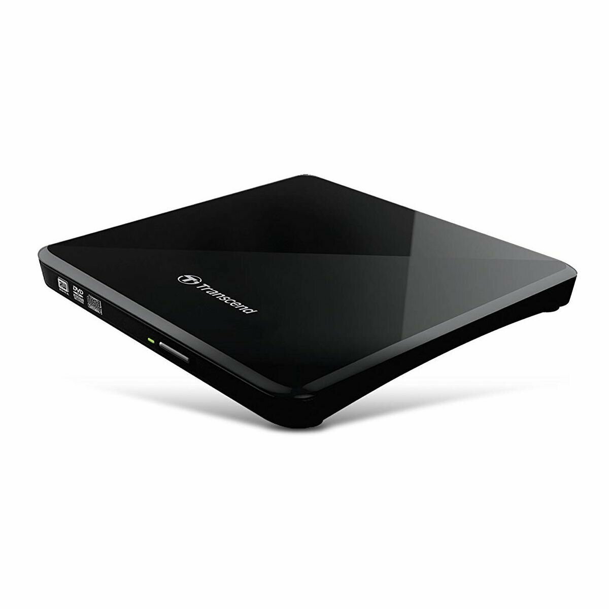 Оптический привод Transcend 8X Portable DVD Writer Black, внешний, USB, черный (TS8XDVDS-K)