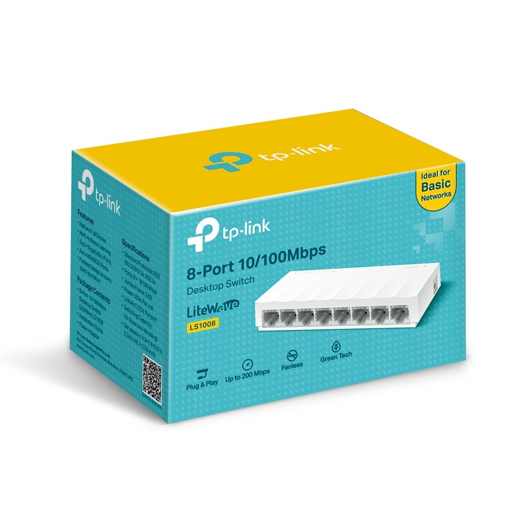 Коммутатор TP-LINK LS1008 — фото 1