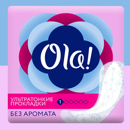 Ola! прокладки ежедневные Light Без аромата, 1 капля, 60 шт.