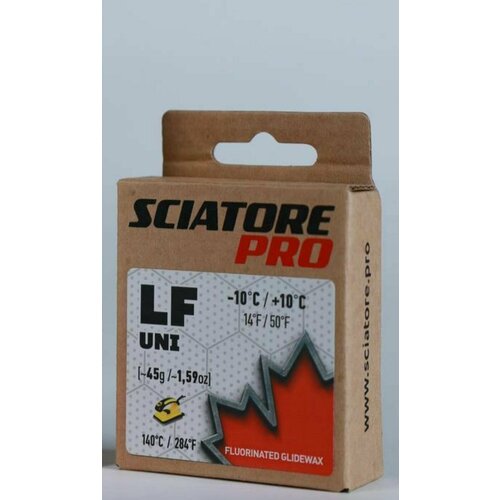 Парафин SCIATORE LF Uni (-10/+10) 45г парафин sciatore hf wet 1 10 45г