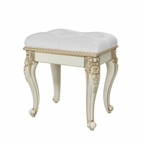 Пуф в спальню слоновая кость 18755₽