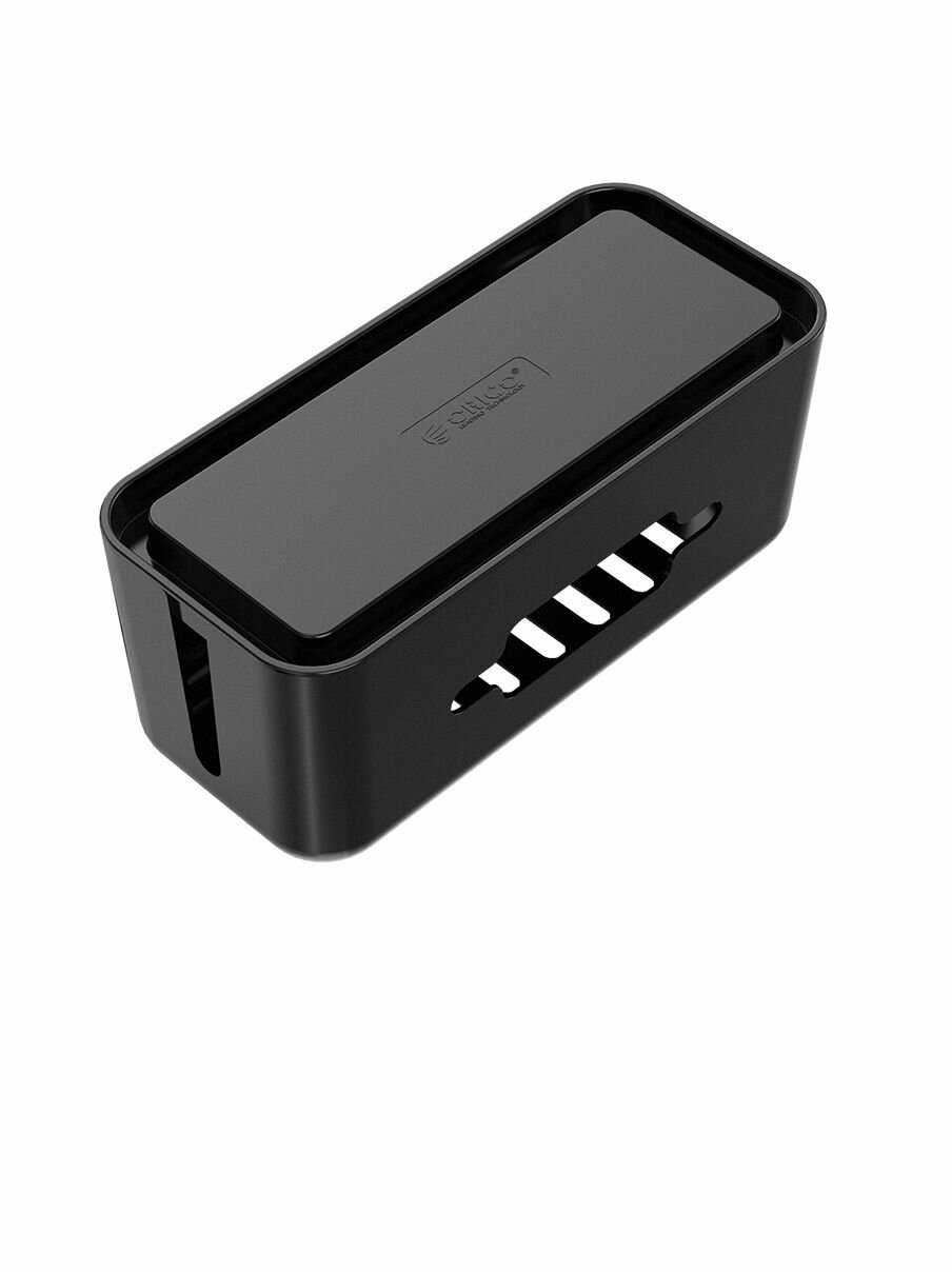 Пластиковый короб для хранения кабелей и зарядных устройств ORICO черный (ORICO-CMB-18-BK)