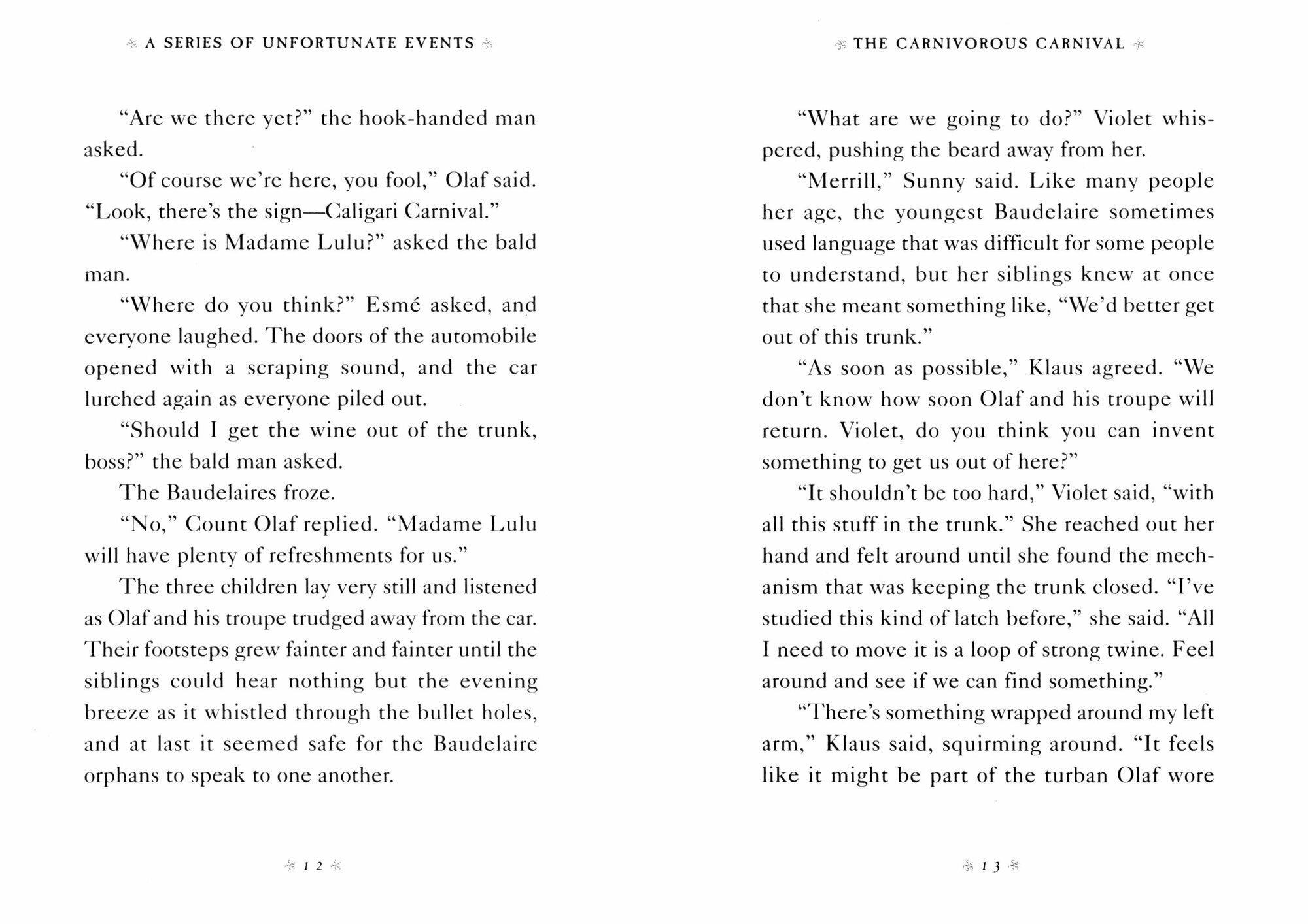 The Carnivorous Carnival Series of Unfortunate Events - фото №2