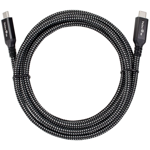 Кабель USB Type-C - USB Type-C, 2м, Telecom (TUS840-2M) аксессуар telecom type c type c 2m tus840 2m