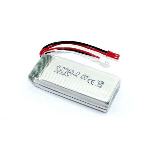 Аккумулятор Li-Pol 7.4V 903472 1800mAh JST аккумуляторная батарея акб аккумулятор 903472 разъем jst 1800мач 7 4в li pol