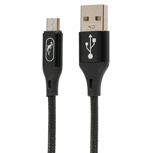 Кабель USB - micro USB, SKYDOLPHIN S55V, черный, 1 шт. набор кабель usb micro usb и штекер любовь 1 м like me