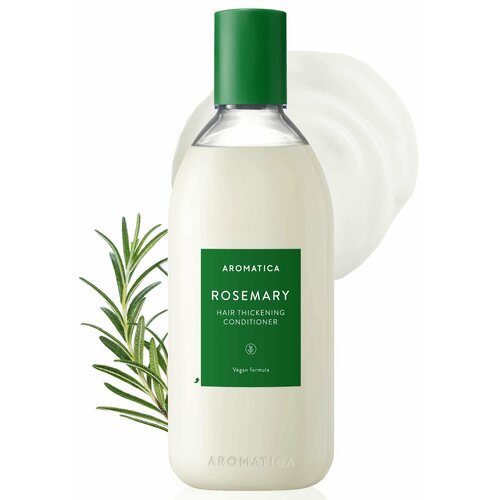 Бессиликоновый укрепляющий кондиционер с розмарином AROMATICA Rosemary Hair Thickening Conditioner 400мл