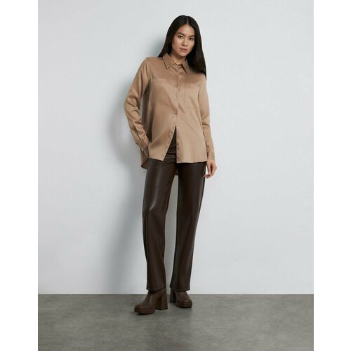 фото Рубашка gloria jeans, размер s (40-42), бежевый