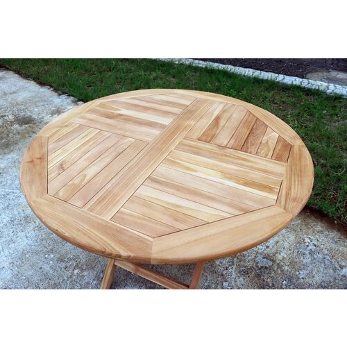 Стол из тика складной 100 см