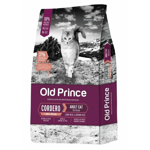 Old Prince (Олд Принц) Noveles - Сat Sterilized 3 Kg (Для стерилизованных кошек. Ягнёнок, бурый рис)