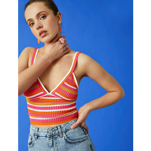 фото Топ koton, размер m, розовый