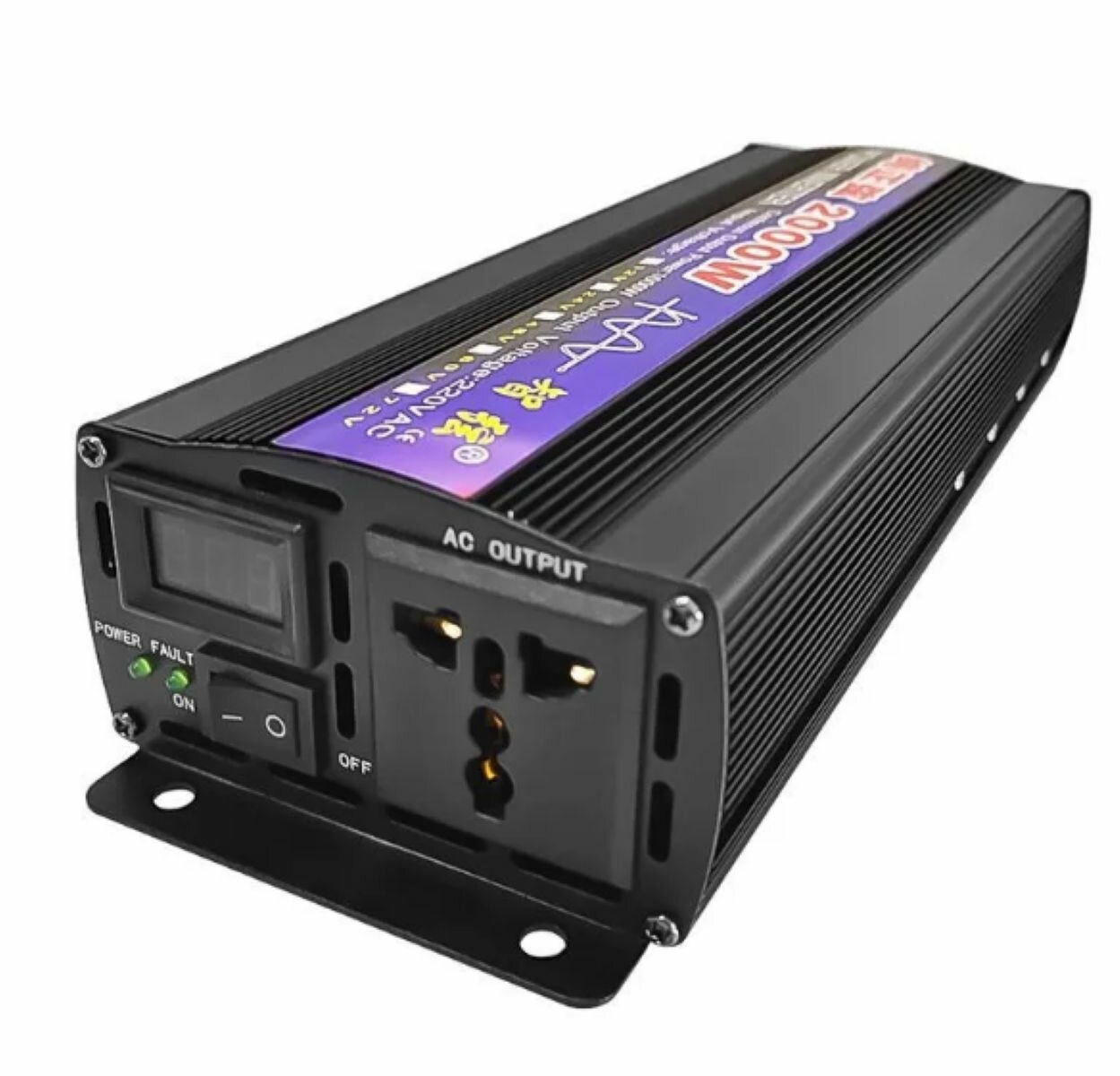 Инвертор автомобильный Power Inverter 2000 Вт — фото 3