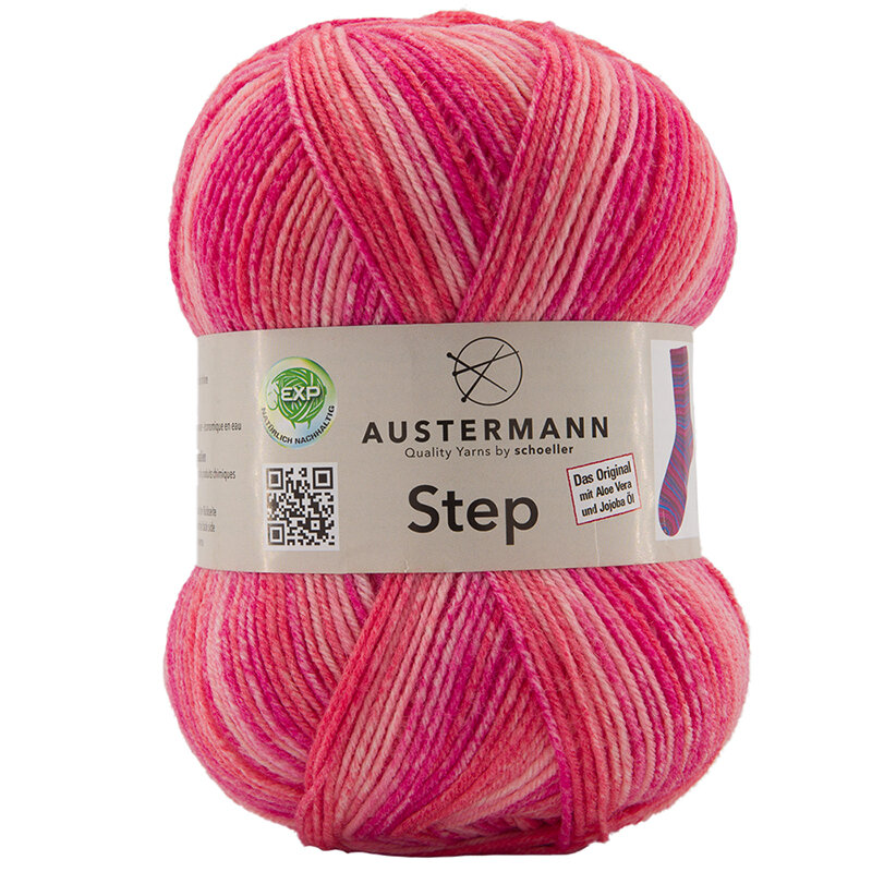 Пряжа Step 75% шерсть 25% полиамид 420 м 100 г Austermann 97689-0361