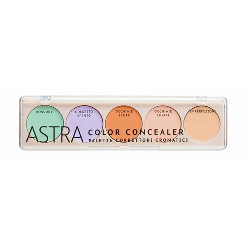 Палетка цветных консилеров для лица / Astra Color Concealer Palette