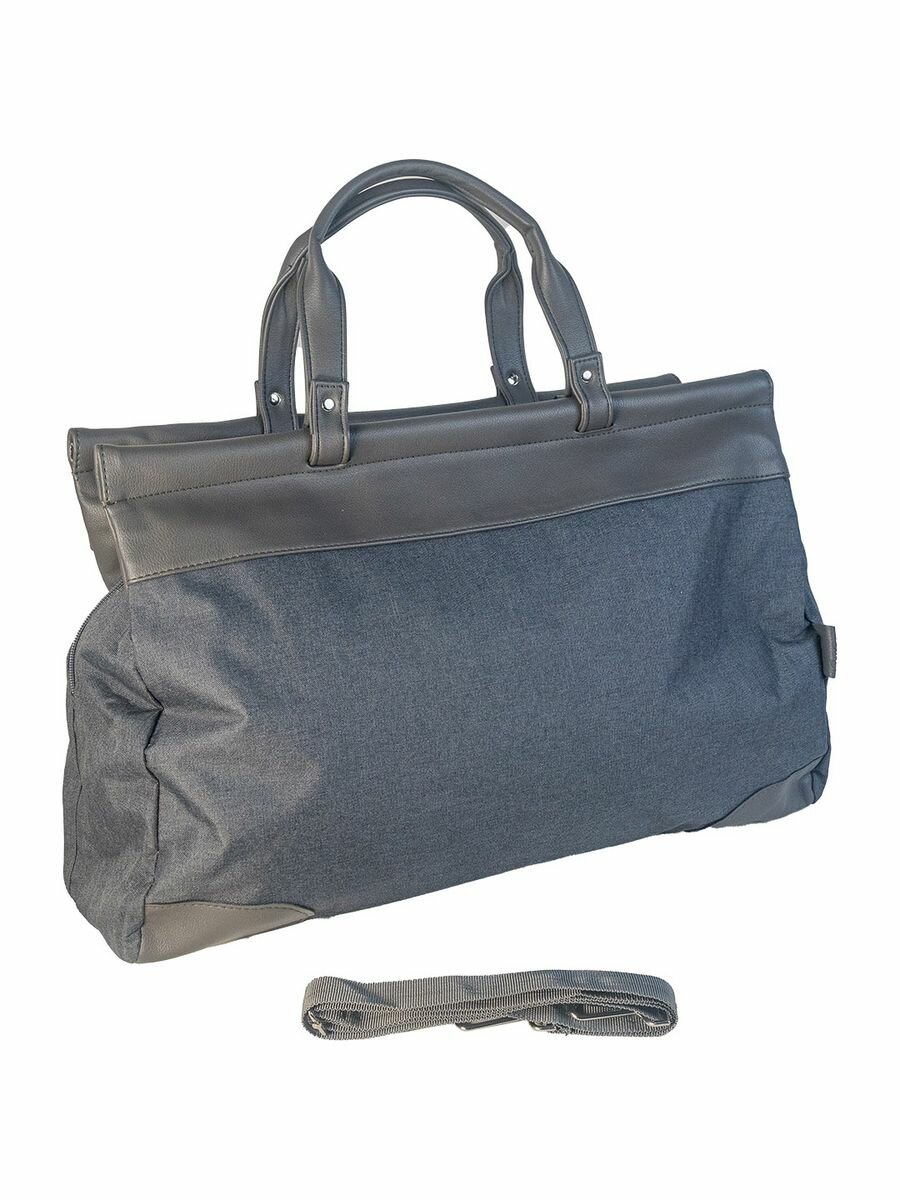 Дорожная сумка саквояж №477 серый