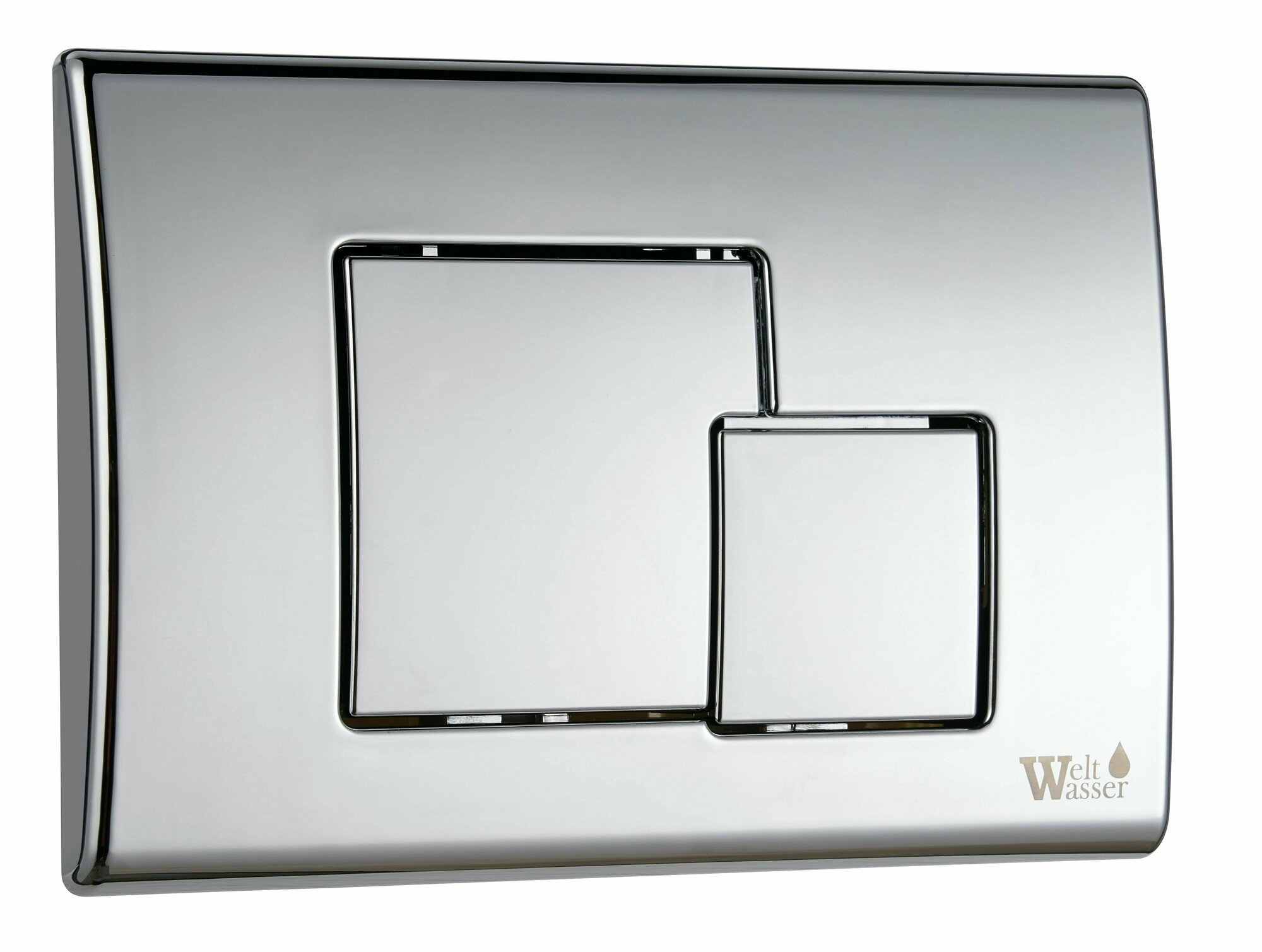 Кнопка нажимная для инсталляции Weltwasser MARBERG 507 SE квадратная, цвет хром