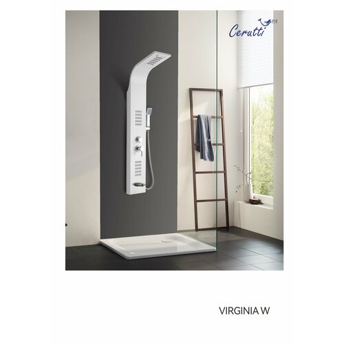 Душевая панель Ceruttispa VIRGINIA W (CT9990), белый