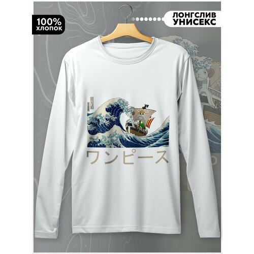фото Лонгслив hypnotica, размер l, белый