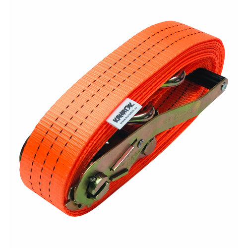 Ремень стяжной для крепления груза 5,0 т/3 м, 50 мм с храповым механизмом, канатэк