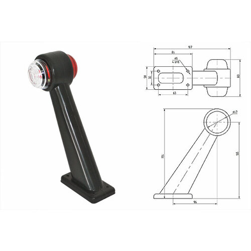 Фонарь габаритный мод ФГ-5 ГФ 35-0001 495₽