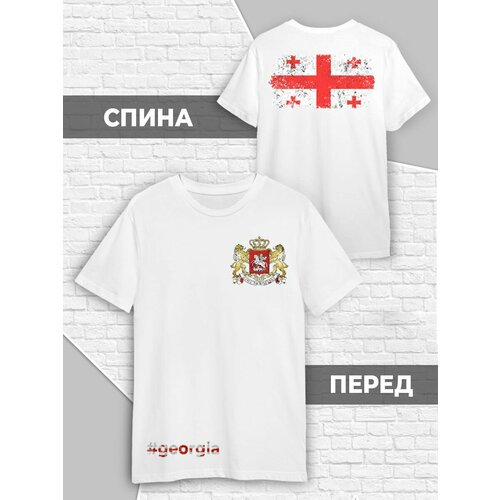 фото Футболка, размер s (44-46), белый printech