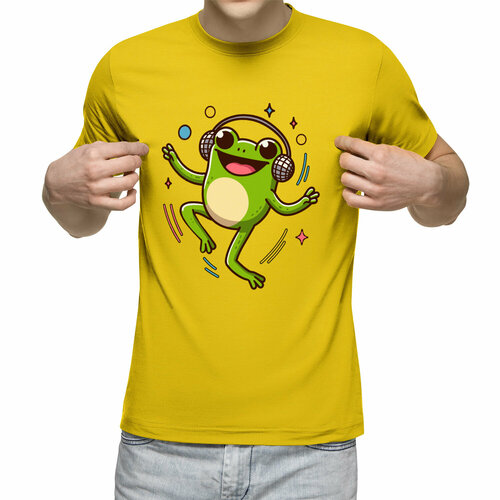 фото Футболка us basic, размер xl, желтый