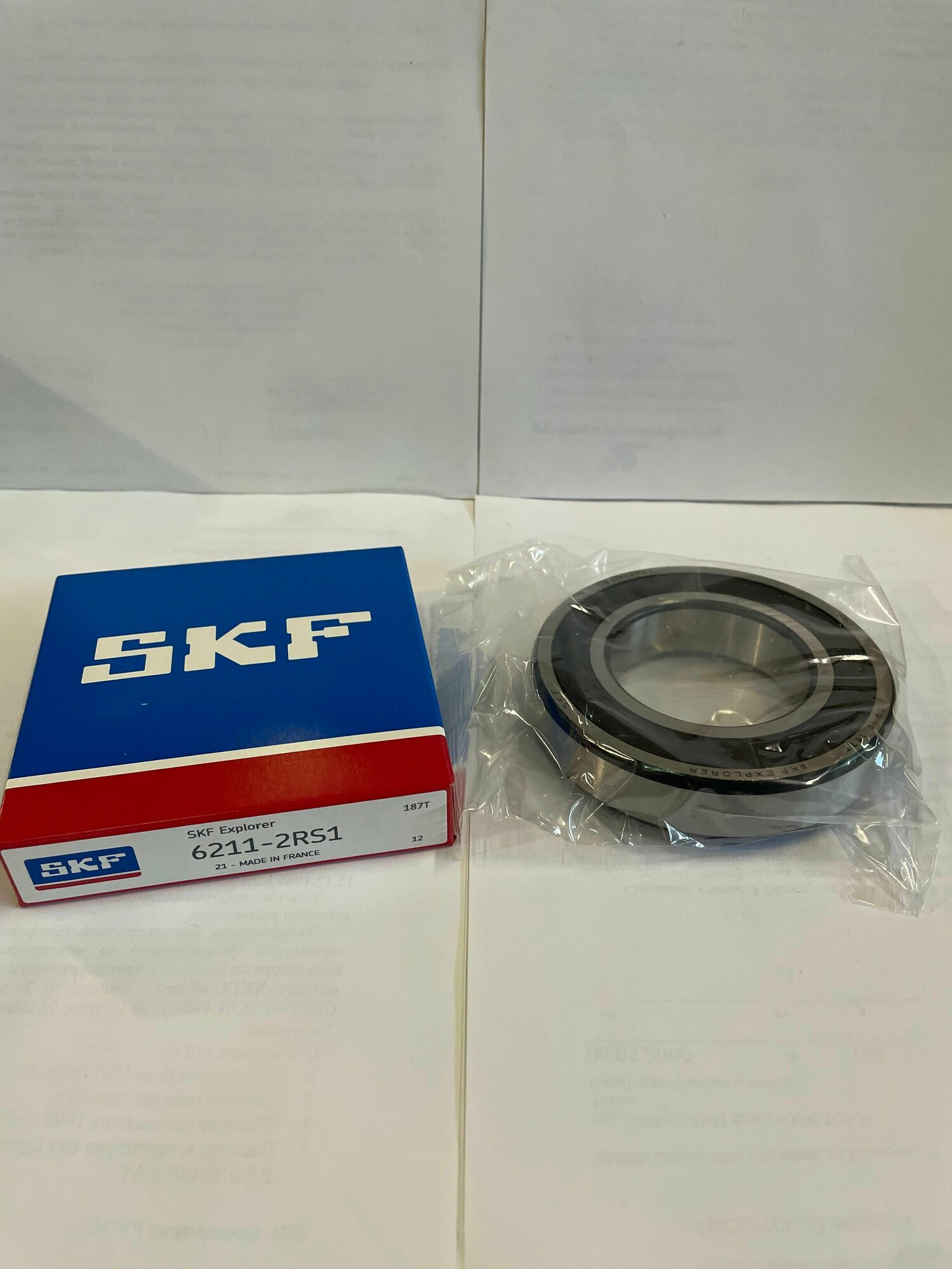 Подшипник SKF 6211-2RS1 (180211) Made in Italy