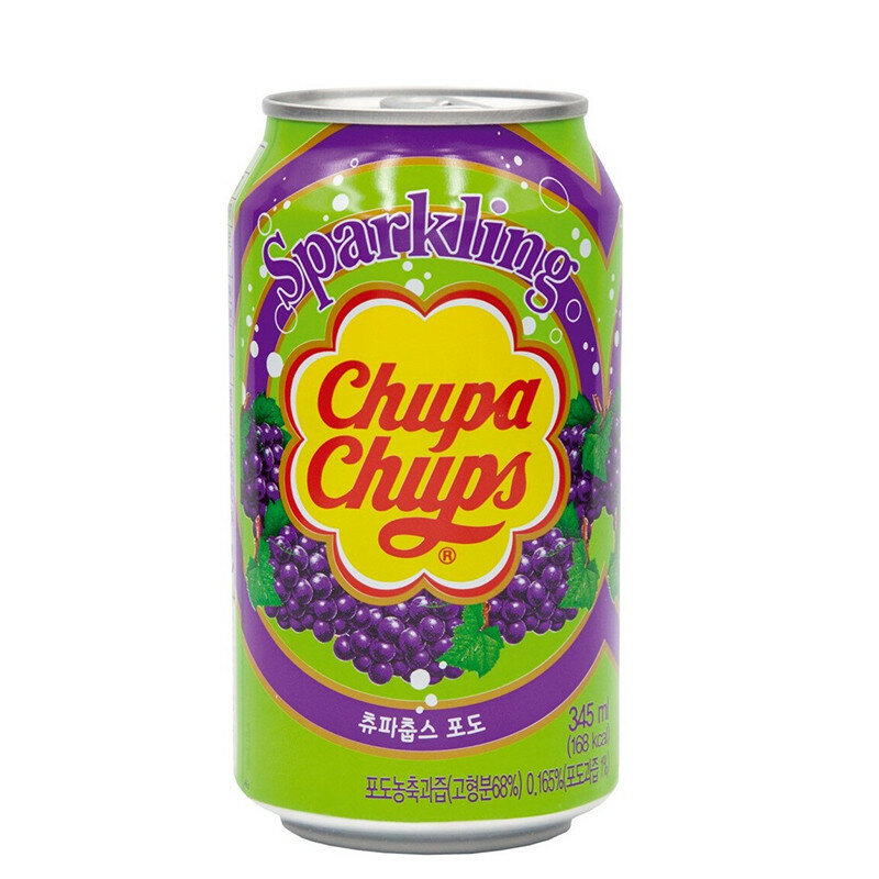 Chupa Chups Напиток газированный Виноград, 345 мл