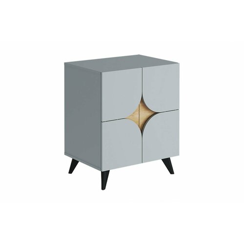 Тумба для обуви Монро ТМ-001 - Шиншилла Серая Дуб Крафт золотой 4490₽