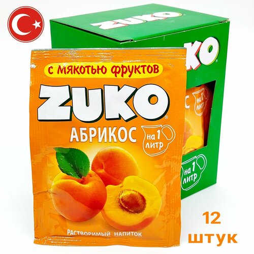 Растворимый напиток Zuko Абрикос 12 шт.