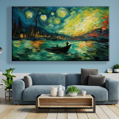 Интерьерная картина на холсте маслом Ван Гог 