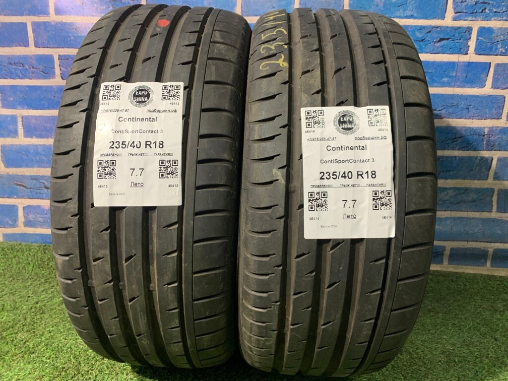 Continental ContiSportContact 3 235/40 R18 91Y