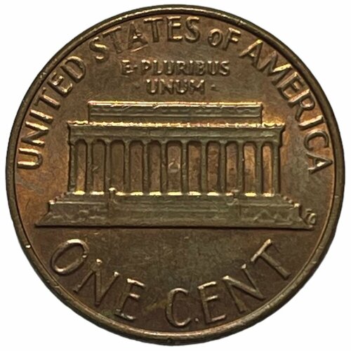 США 1 цент 1982 г. (Memorial Cent, Линкольн) (Лот №2) сша 1 цент 1989 г memorial cent линкольн лот 2