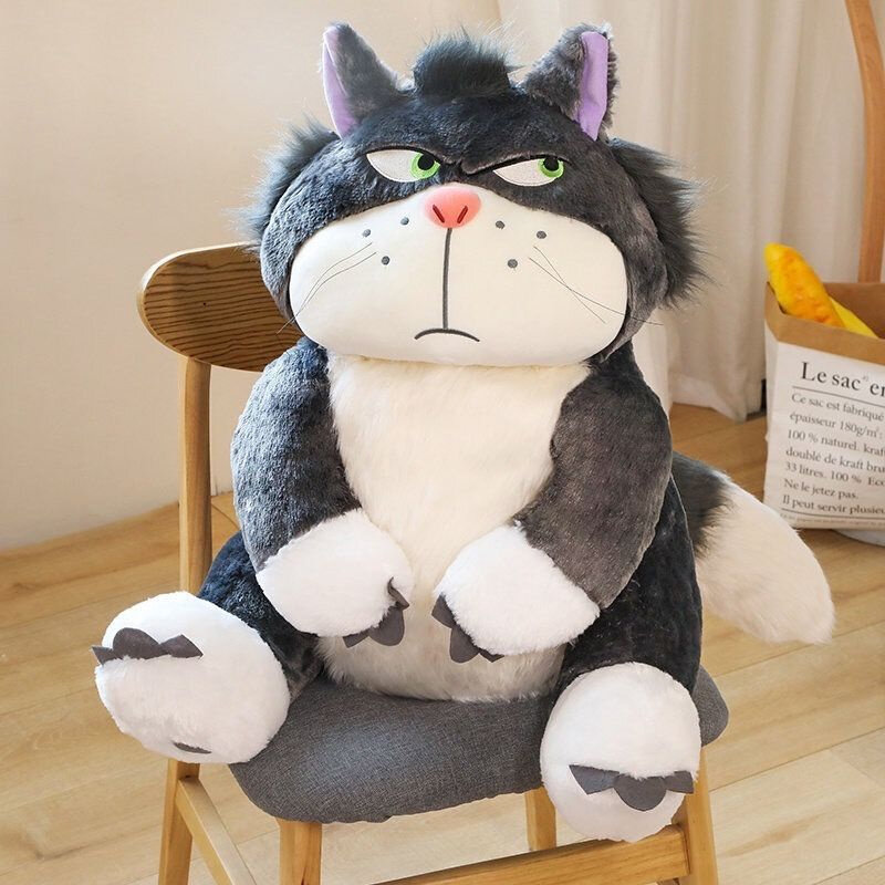 Мягкая игрушка Кот Люцифер 25 см/злой кот подарок для девочки для мальчика из Золушки