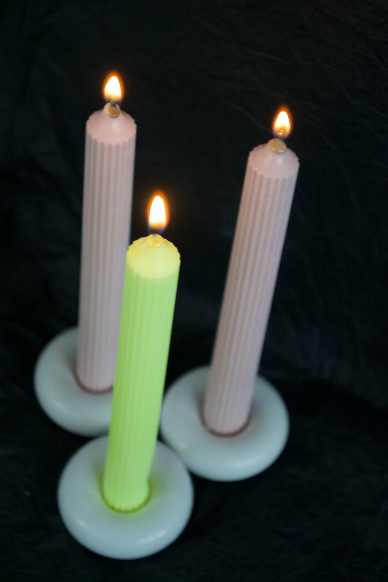 Набор подсвечников для столовых свечей 1402HOME - фотография № 6