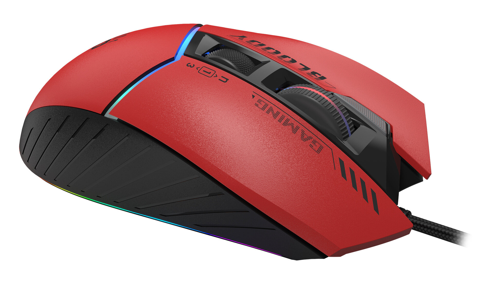 Мышь A4Tech Bloody W95 Max Sports, красный/черный (w95 max sports red) - фото №12