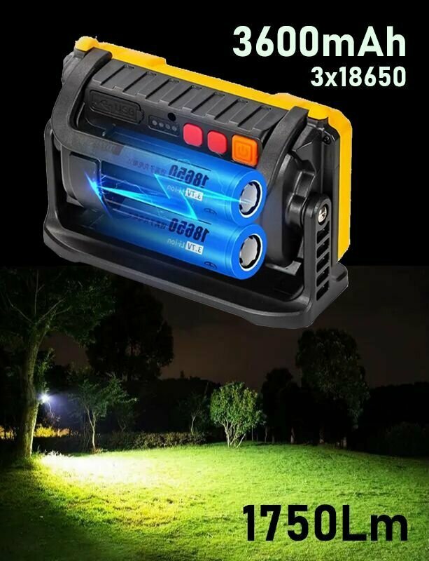 Изображение Прожектор с антимоскитной лампой. Кемпинговый фонарь