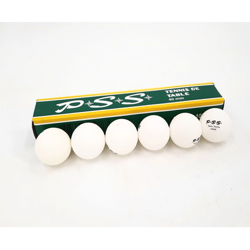 Набор мячей для настольного тениса, пин-понга, 6 шт, цвет белый набор мячей для настольного тенниса пинг понга 6 шт белые